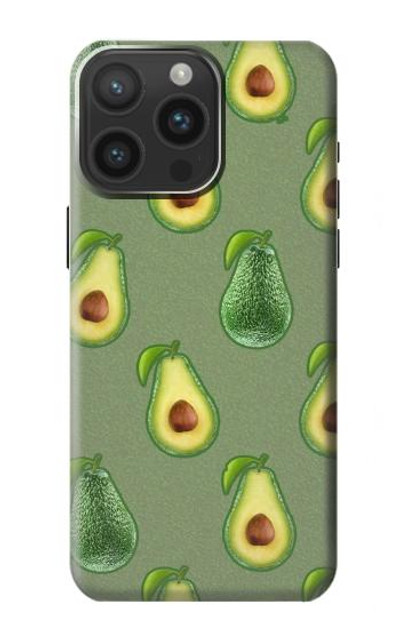 S3285 Avocado Fruit Pattern Case Cover Custodia per iPhone 15 Pro Max