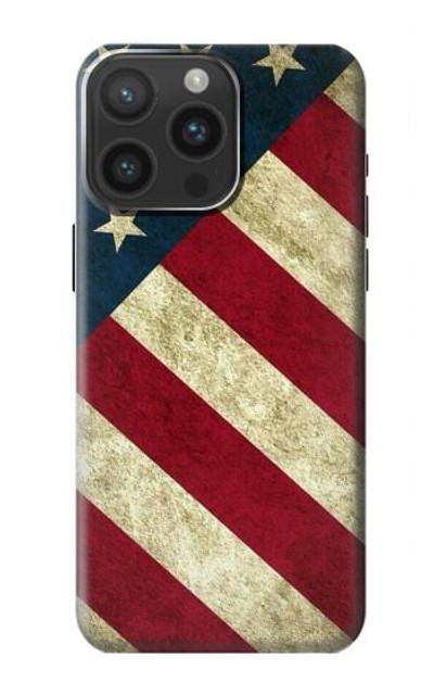 S3295 US National Flag Case Cover Custodia per iPhone 15 Pro Max