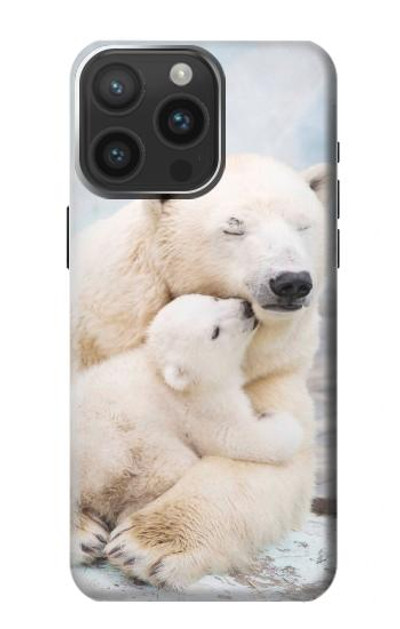 S3373 Polar Bear Hug Family Case Cover Custodia per iPhone 15 Pro Max
