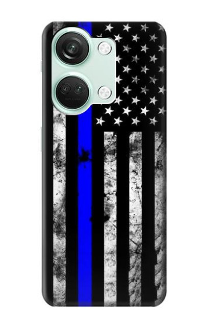 S3244 Thin Blue Line USA Case Cover Custodia per OnePlus Nord 3