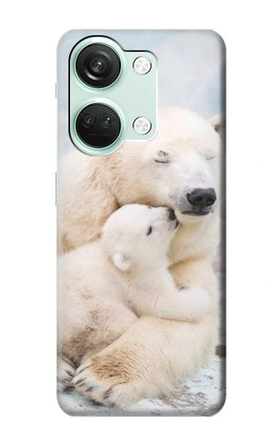 S3373 Polar Bear Hug Family Case Cover Custodia per OnePlus Nord 3