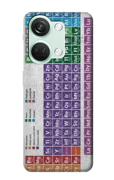 S3383 Periodic Table Case Cover Custodia per OnePlus Nord 3