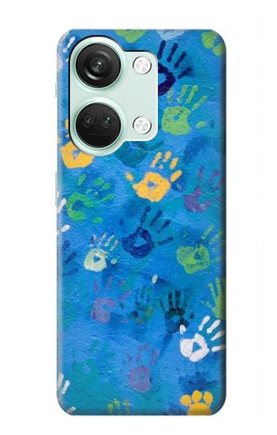 S3403 Hand Print Case Cover Custodia per OnePlus Nord 3