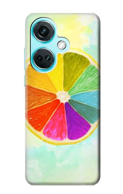 S3493 Colorful Lemon Case Cover Custodia per OnePlus Nord CE3