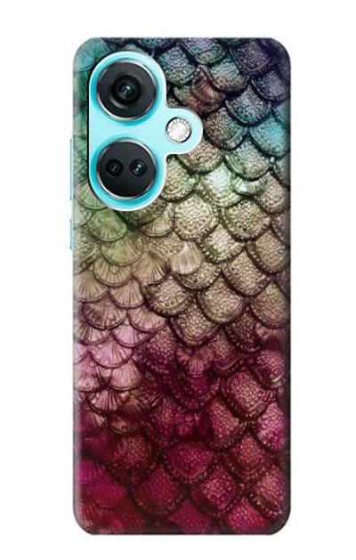 S3539 Mermaid Fish Scale Case Cover Custodia per OnePlus Nord CE3