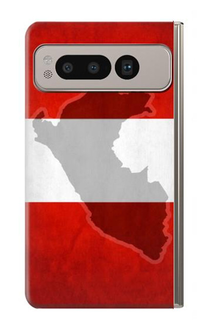 S3018 Peru Flag Case Cover Custodia per Google Pixel Fold