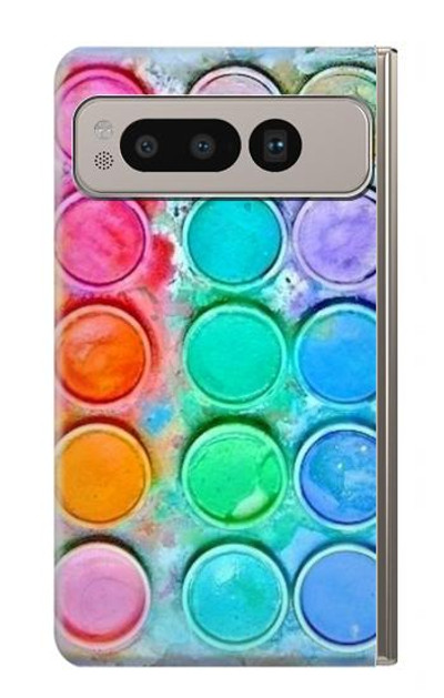 S3235 Watercolor Mixing Case Cover Custodia per Google Pixel Fold