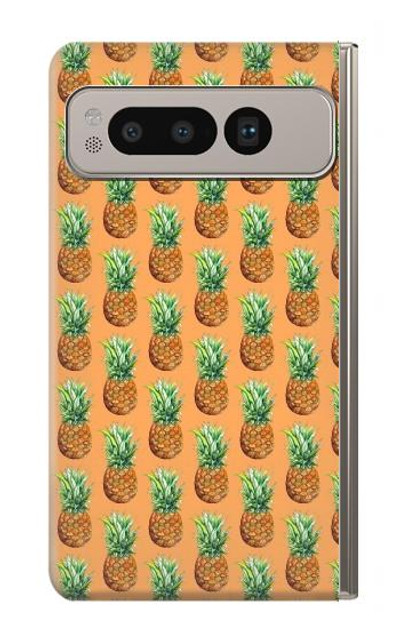 S3258 Pineapple Pattern Case Cover Custodia per Google Pixel Fold