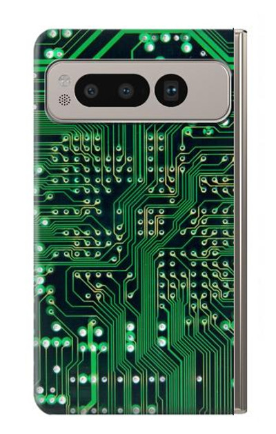 S3392 Electronics Board Circuit Graphic Case Cover Custodia per Google Pixel Fold