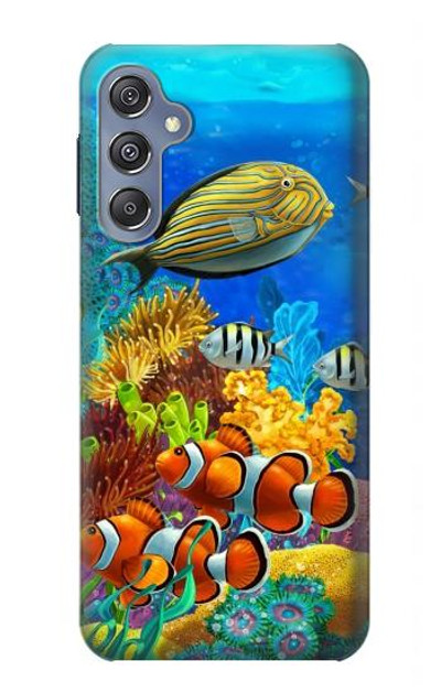 S2568 Sea Seabed Fish Corals Underwater Ocean Case Cover Custodia per Samsung Galaxy M34 5G