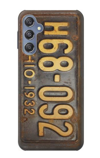 S3228 Vintage Car License Plate Case Cover Custodia per Samsung Galaxy M34 5G