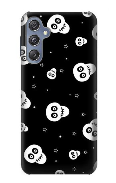 S3261 Smile Skull Halloween Pattern Case Cover Custodia per Samsung Galaxy M34 5G