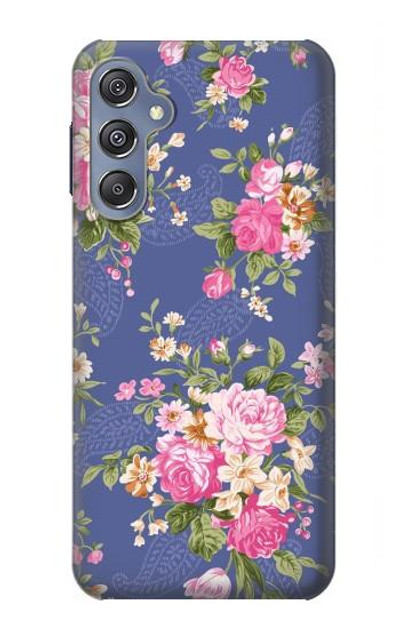 S3265 Vintage Flower Pattern Case Cover Custodia per Samsung Galaxy M34 5G