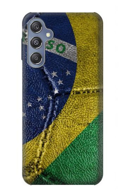 S3297 Brazil Flag Vintage Football Graphic Case Cover Custodia per Samsung Galaxy M34 5G