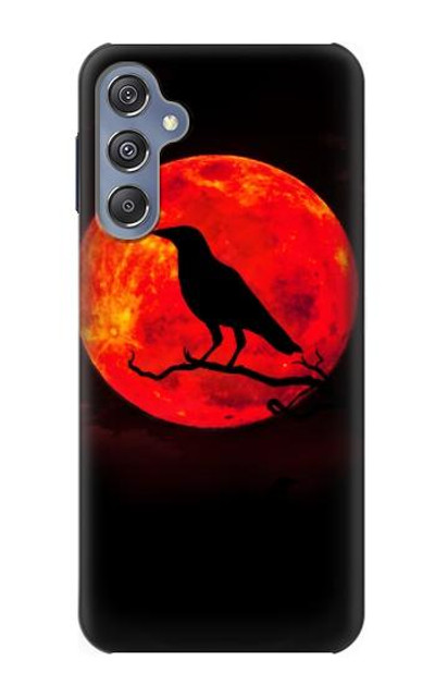 S3328 Crow Red Moon Case Cover Custodia per Samsung Galaxy M34 5G