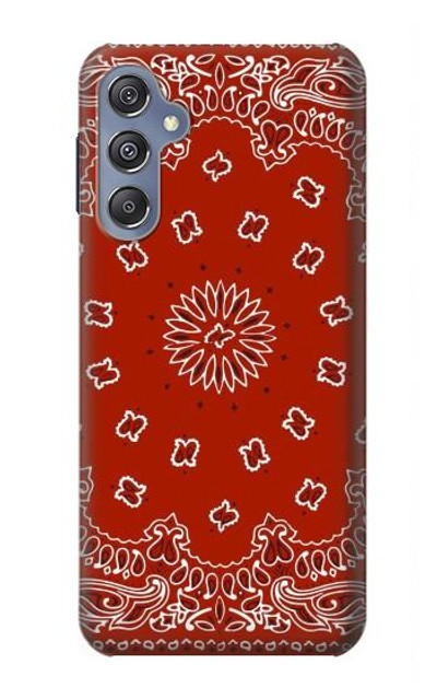 S3355 Bandana Red Pattern Case Cover Custodia per Samsung Galaxy M34 5G