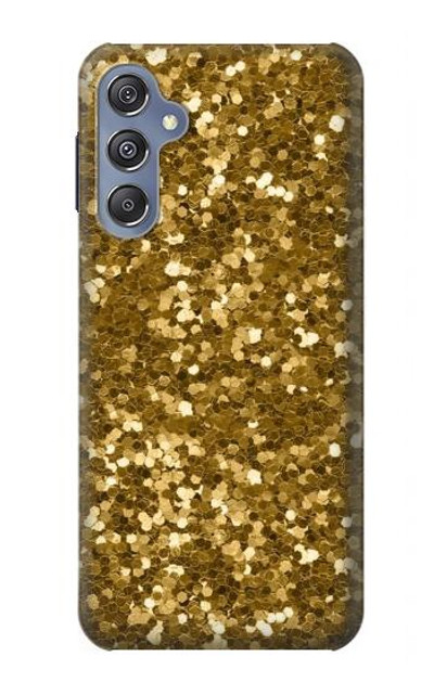 S3388 Gold Glitter Graphic Print Case Cover Custodia per Samsung Galaxy M34 5G