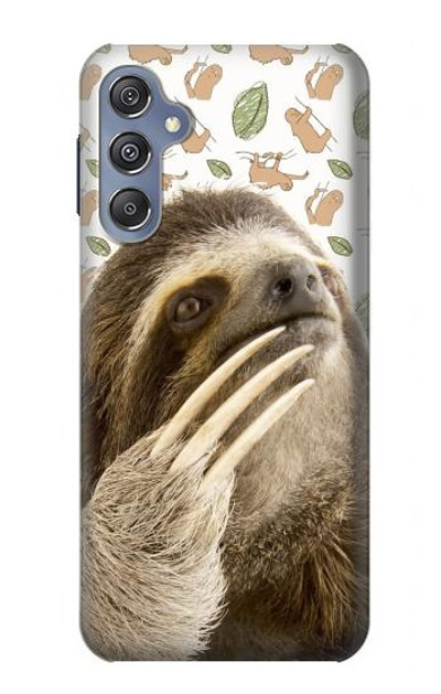 S3559 Sloth Pattern Case Cover Custodia per Samsung Galaxy M34 5G