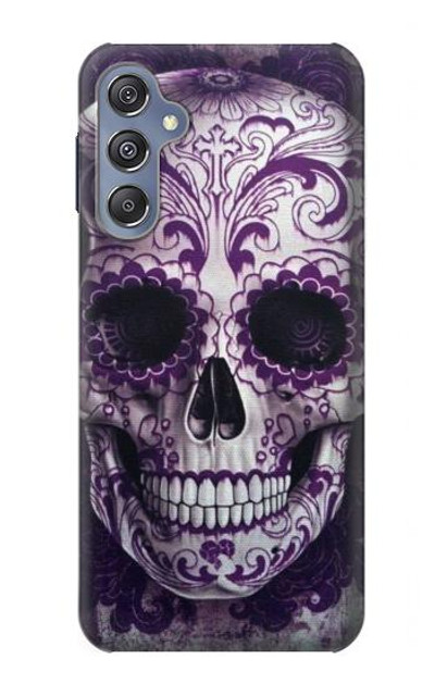 S3582 Purple Sugar Skull Case Cover Custodia per Samsung Galaxy M34 5G