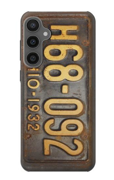 S3228 Vintage Car License Plate Case Cover Custodia per Samsung Galaxy S23 FE