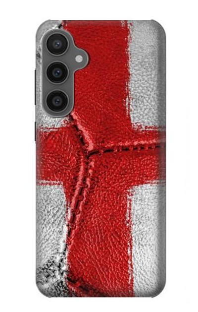 S3316 England Flag Vintage Football Graphic Case Cover Custodia per Samsung Galaxy S23 FE