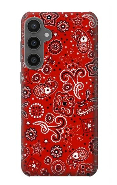 S3354 Red Classic Bandana Case Cover Custodia per Samsung Galaxy S23 FE