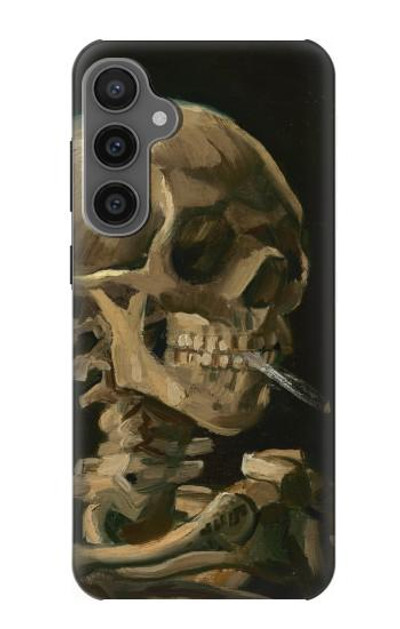 S3358 Vincent Van Gogh Skeleton Cigarette Case Cover Custodia per Samsung Galaxy S23 FE