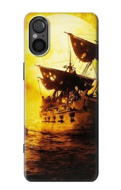 S0841 Pirates Black Pearl Case Cover Custodia per Sony Xperia 5 V S0841 Pirates Black Pearl Case Cover Custodia per Sony Xperia 5 V