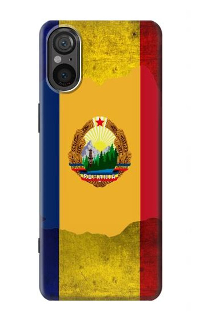 S3021 Romania Flag Case Cover Custodia per Sony Xperia 5 V S3021 Romania Flag Case Cover Custodia per Sony Xperia 5 V