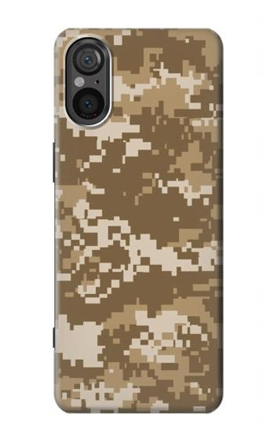 S3294 Army Desert Tan Coyote Camo Camouflage Case Cover Custodia per Sony Xperia 5 V