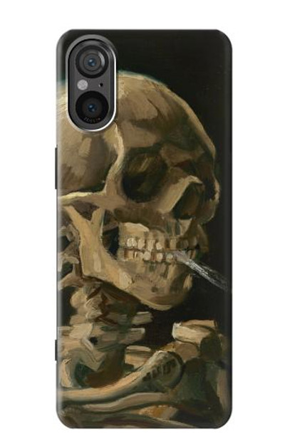 S3358 Vincent Van Gogh Skeleton Cigarette Case Cover Custodia per Sony Xperia 5 V