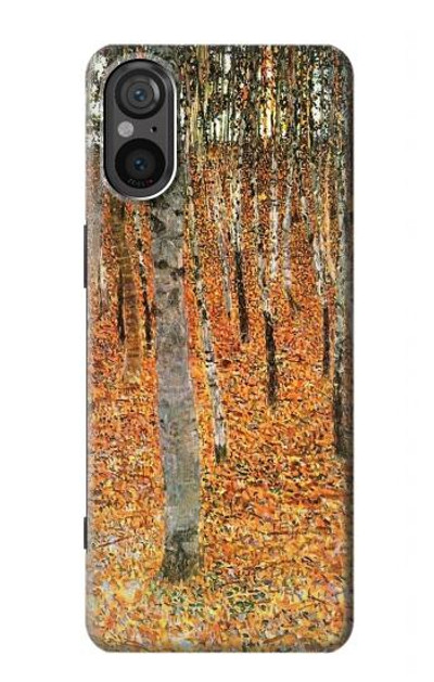 S3380 Gustav Klimt Birch Forest Case Cover Custodia per Sony Xperia 5 V