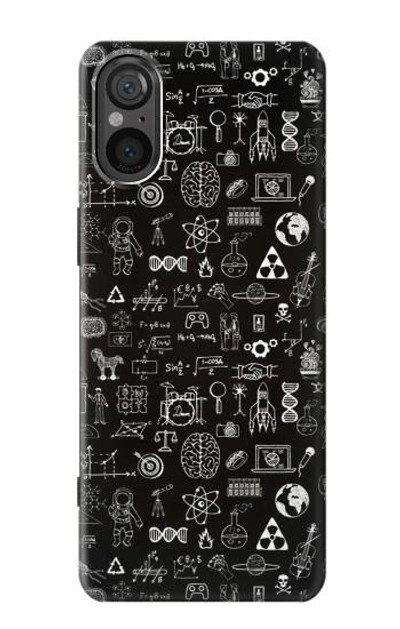 S3426 Blackboard Science Case Cover Custodia per Sony Xperia 5 V S3426 Blackboard Science Case Cover Custodia per Sony Xperia 5 V