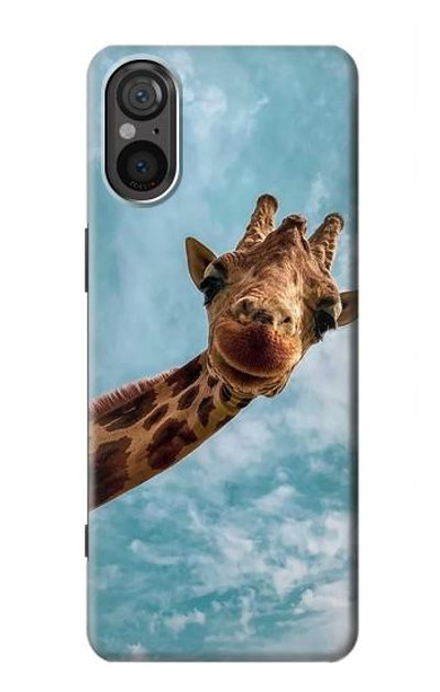 S3680 Cute Smile Giraffe Case Cover Custodia per Sony Xperia 5 V