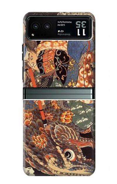 S0914 Ronin Miyamoto Musashi Case Cover Custodia per Motorola Razr 40
