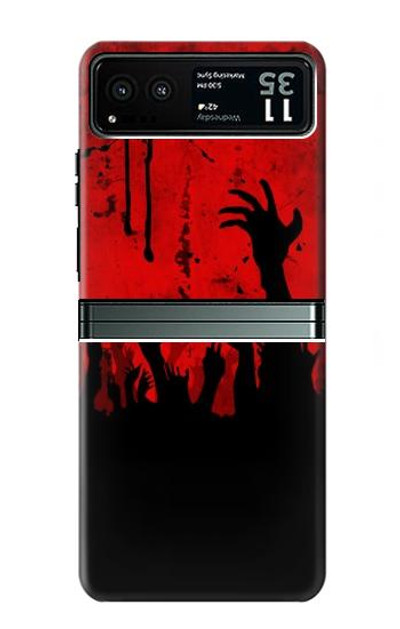 S2458 Zombie Hands Case Cover Custodia per Motorola Razr 40