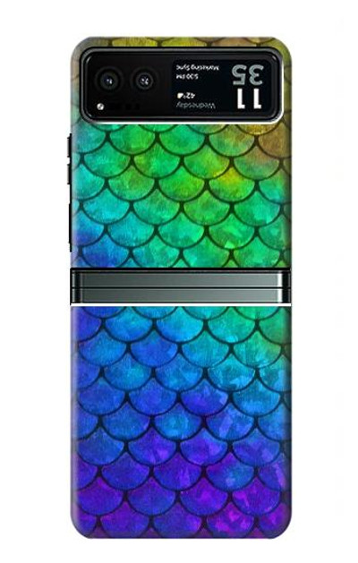 S2930 Mermaid Fish Scale Case Cover Custodia per Motorola Razr 40