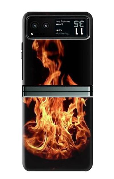 S3379 Fire Frame Case Cover Custodia per Motorola Razr 40