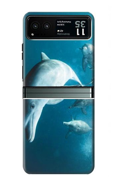 S3878 Dolphin Case Cover Custodia per Motorola Razr 40