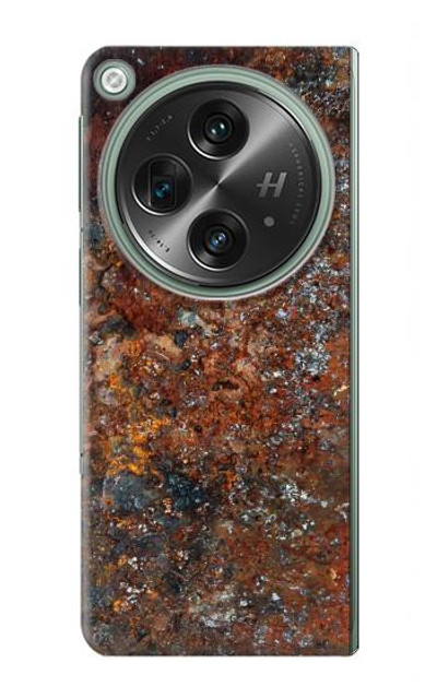 S2714 Rust Steel Texture Graphic Printed Case Cover Custodia per OnePlus OPEN