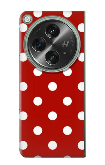 S2951 Red Polka Dots Case Cover Custodia per OnePlus OPEN