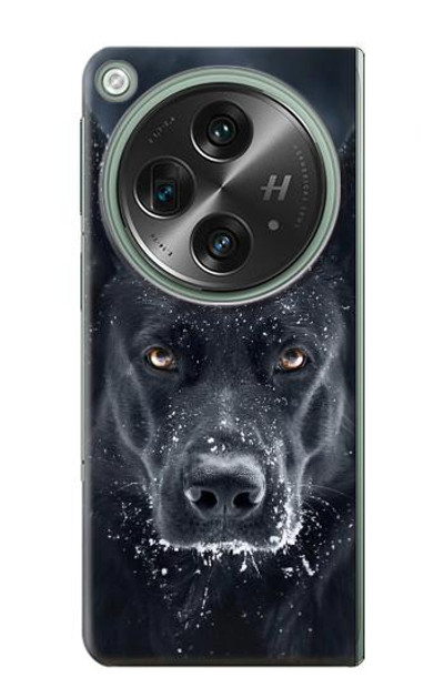 S3168 German Shepherd Black Dog Case Cover Custodia per OnePlus OPEN