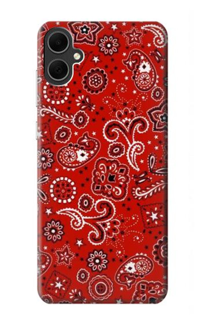 S3354 Red Classic Bandana Case Cover Custodia per Samsung Galaxy A05