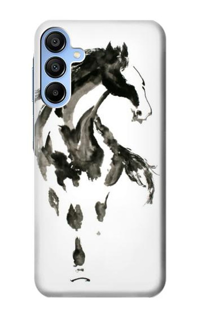 S1031 Horse Paintbrush Case Cover Custodia per Samsung Galaxy A15 5G