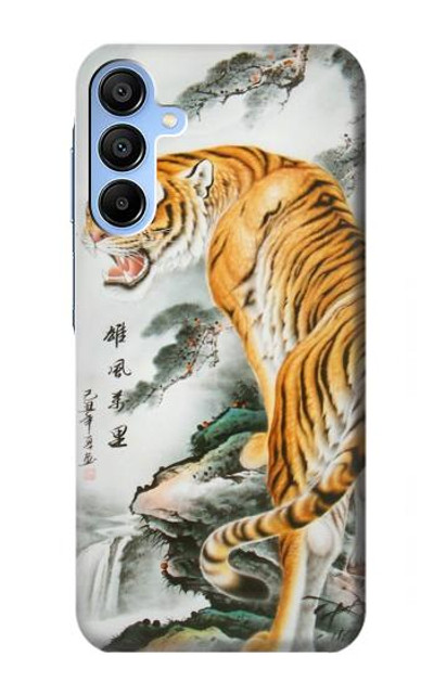 S2750 Oriental Chinese Tiger Painting Case Cover Custodia per Samsung Galaxy A15 5G