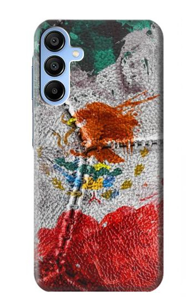 S3314 Mexico Flag Vinatage Football Graphic Case Cover Custodia per Samsung Galaxy A15 5G