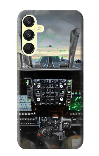 S2435 Fighter Jet Aircraft Cockpit Case Cover Custodia per Samsung Galaxy A25 5G
