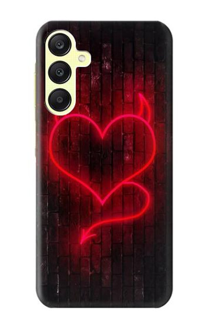 S3682 Devil Heart Case Cover Custodia per Samsung Galaxy A25 5G