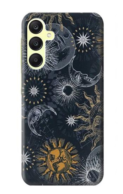 S3702 Moon and Sun Case Cover Custodia per Samsung Galaxy A25 5G