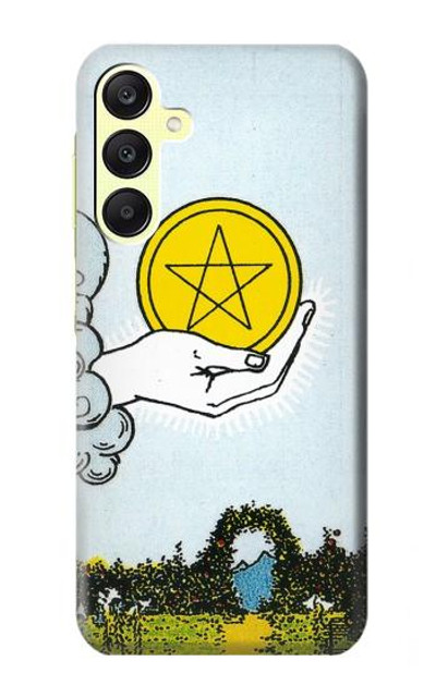 S3722 Tarot Card Ace of Pentacles Coins Case Cover Custodia per Samsung Galaxy A25 5G